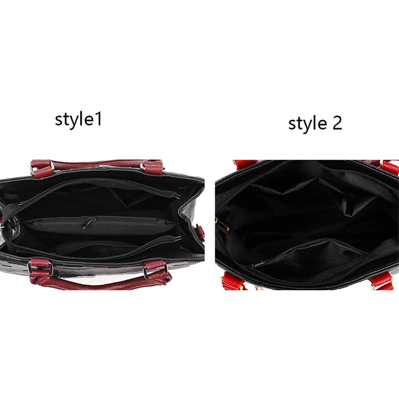 Sac à main femme cuir PU grande capacité