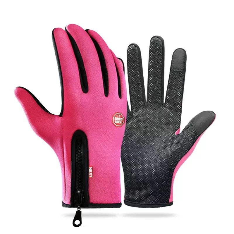 Gants d'hiver tactiles doublés polaire