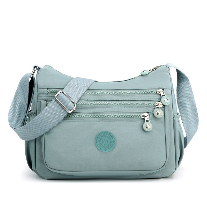Sac Bandoulière en Nylon Multi-Poches – Léger & Grande Capacité