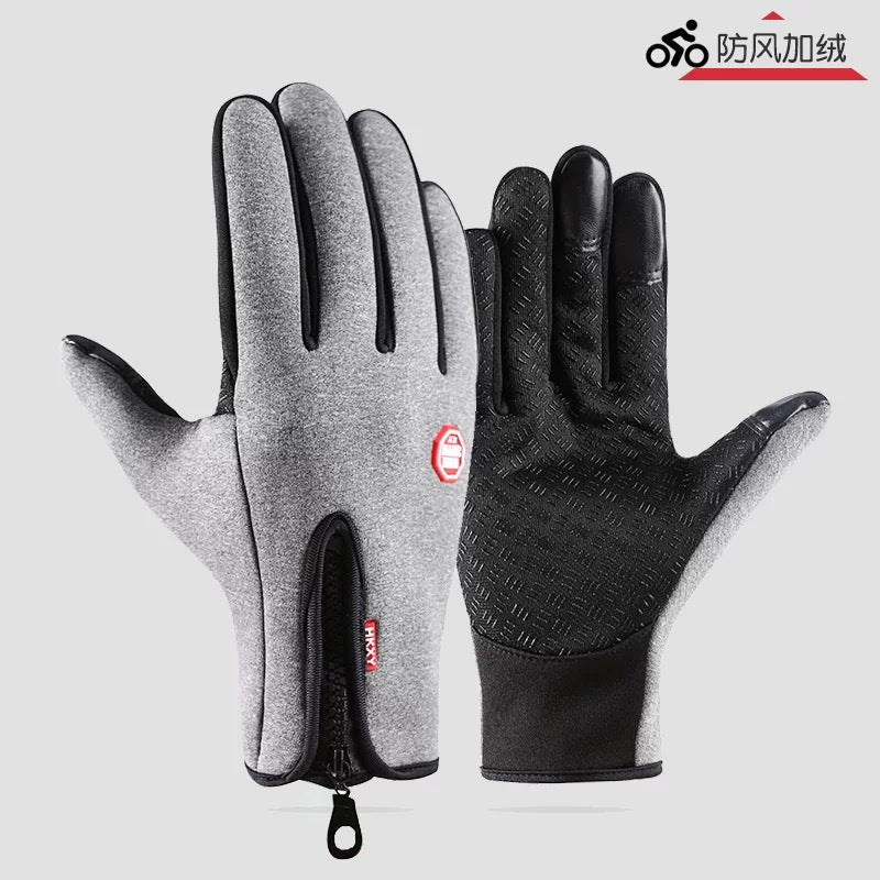 Gants d'hiver tactiles doublés polaire
