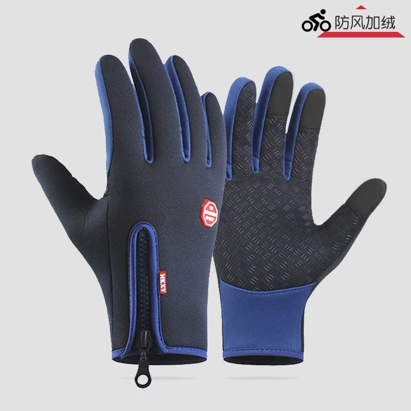 Gants d'hiver tactiles doublés polaire