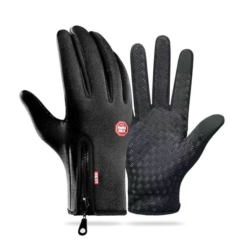 Gants d'hiver tactiles doublés polaire