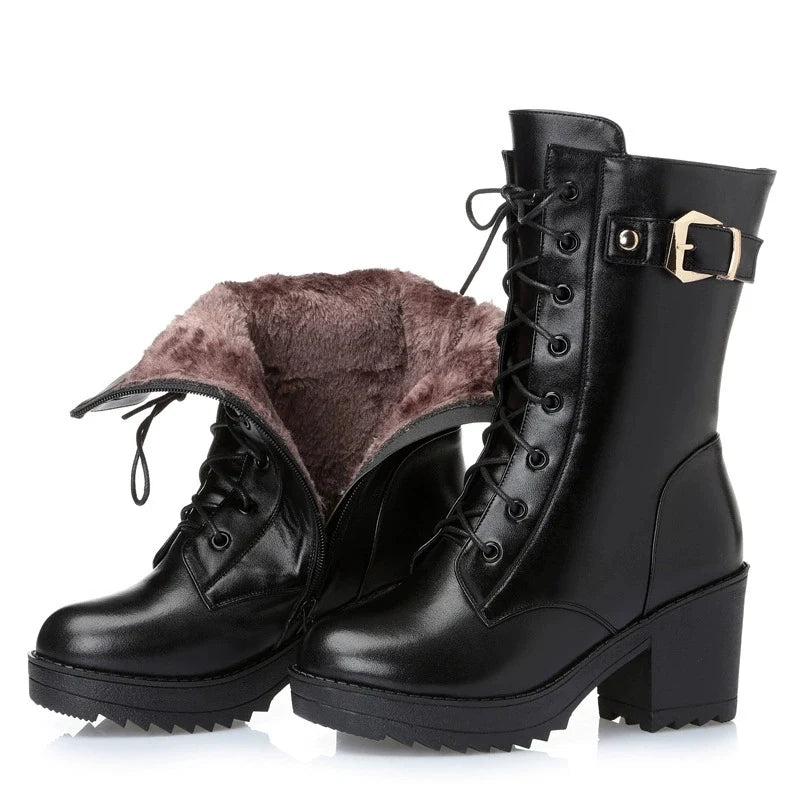 Bottines d’hiver fourrées femme – vue 6