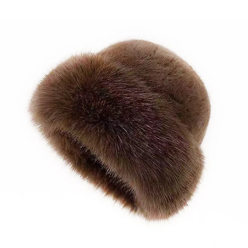 Cache-oreilles fausse fourrure femme