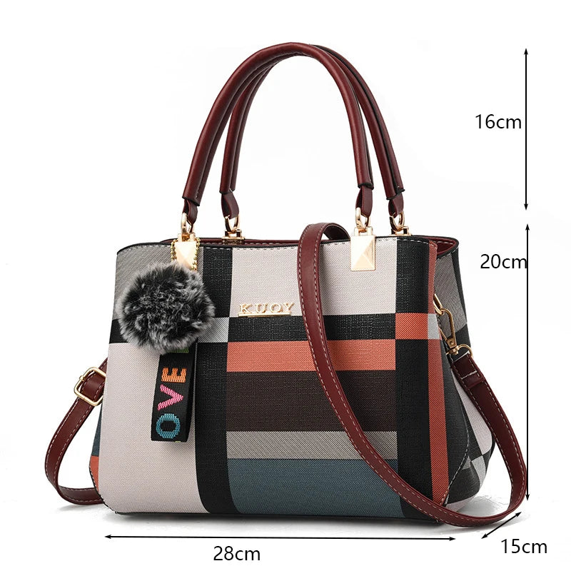 Sac à main femme cuir PU grande capacité