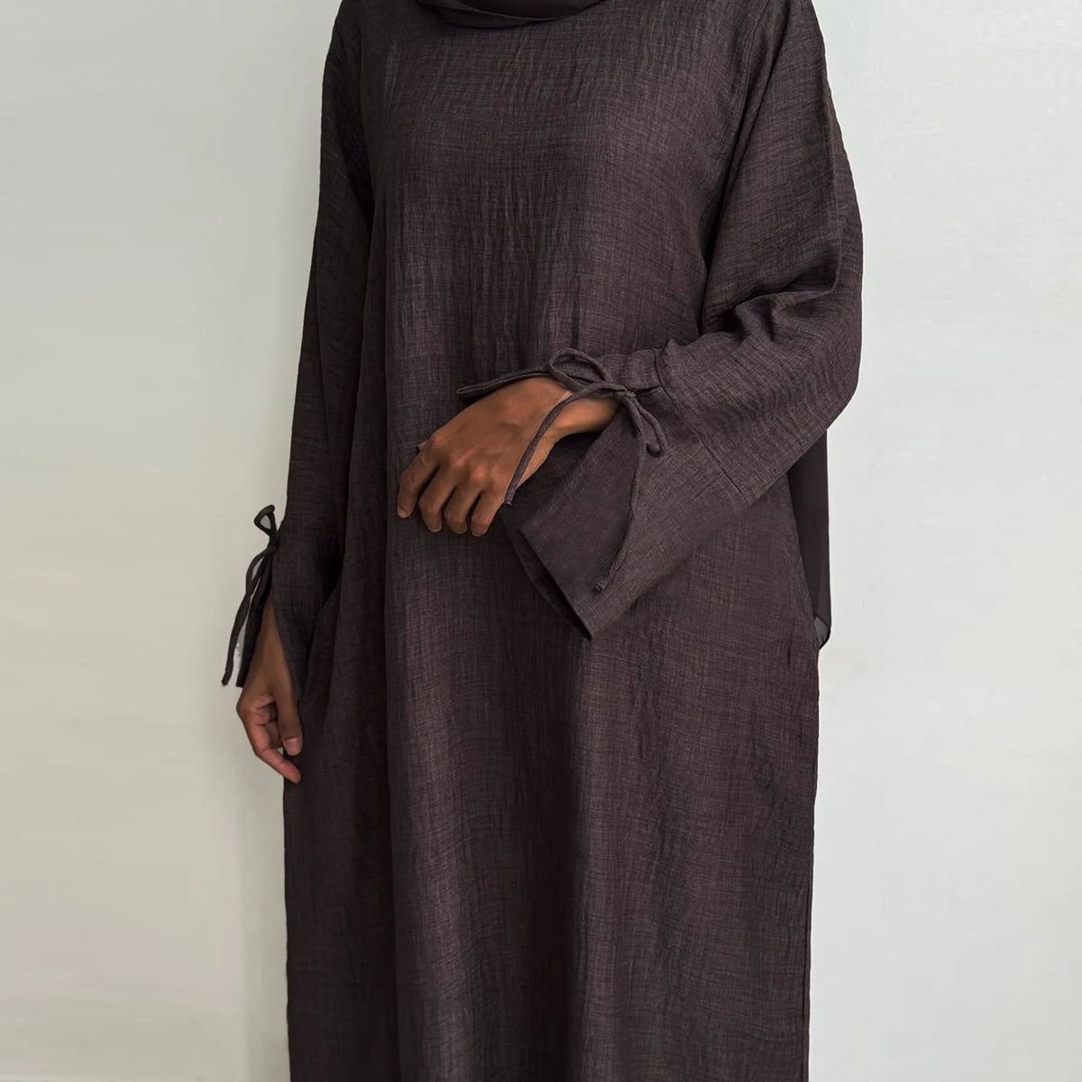 Abaya ample femme coupe droite – vue 8