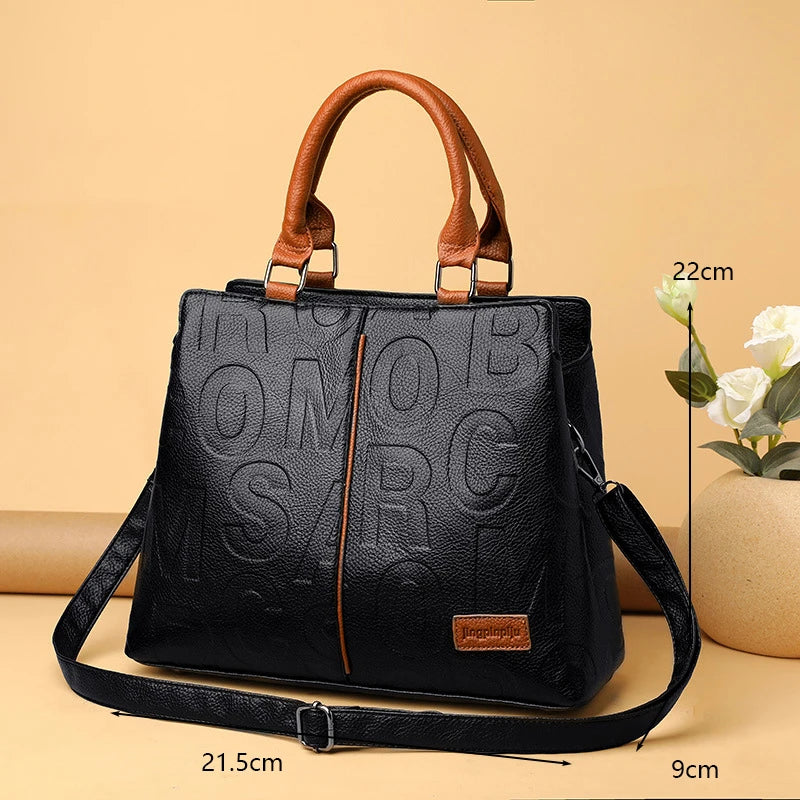 Sac à main femme cuir PU grande capacité