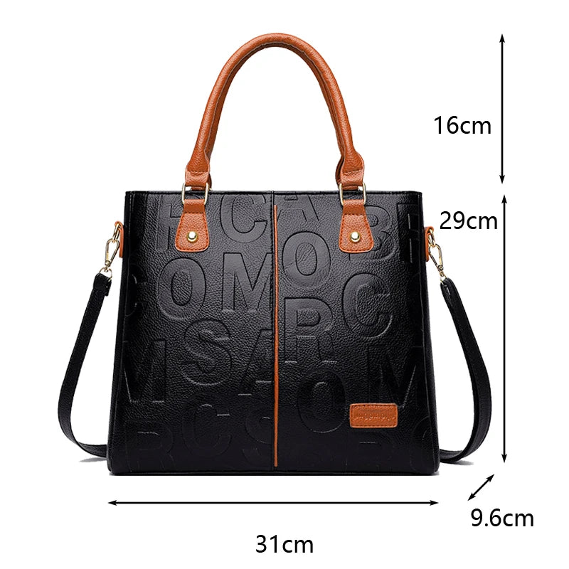 Sac à main femme cuir PU grande capacité