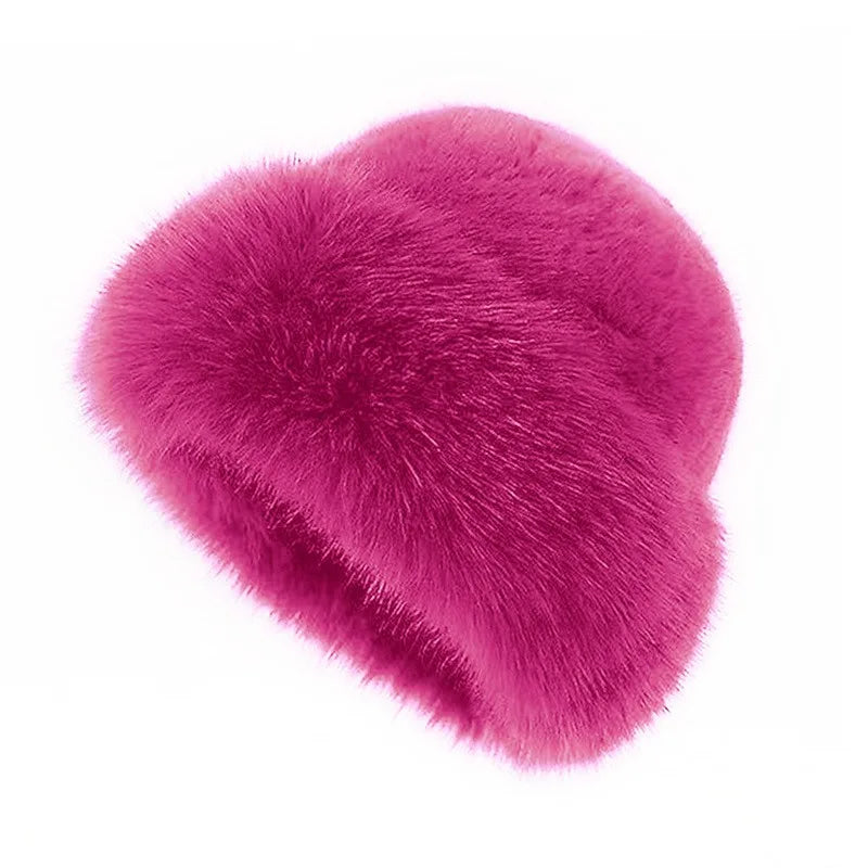 Cache-oreilles fausse fourrure femme