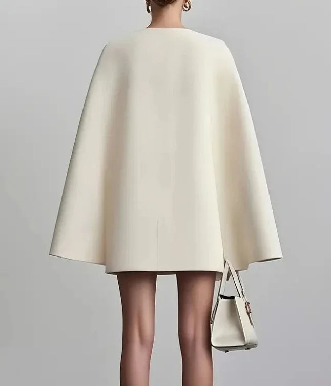 Robe élégante avec cape femme