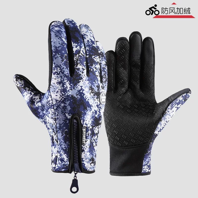 Gants d'hiver tactiles doublés polaire