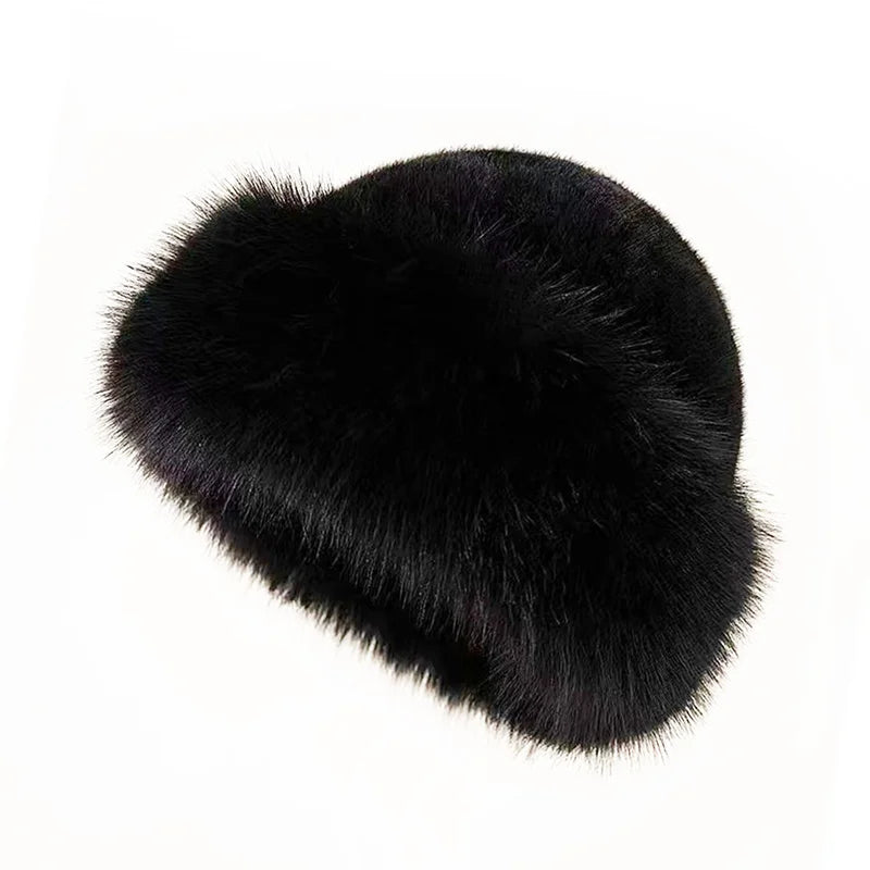 Cache-oreilles fausse fourrure femme