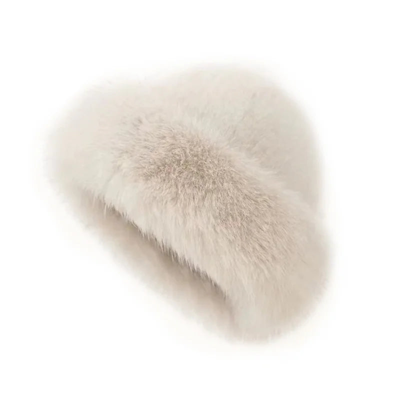 Cache-oreilles fausse fourrure femme