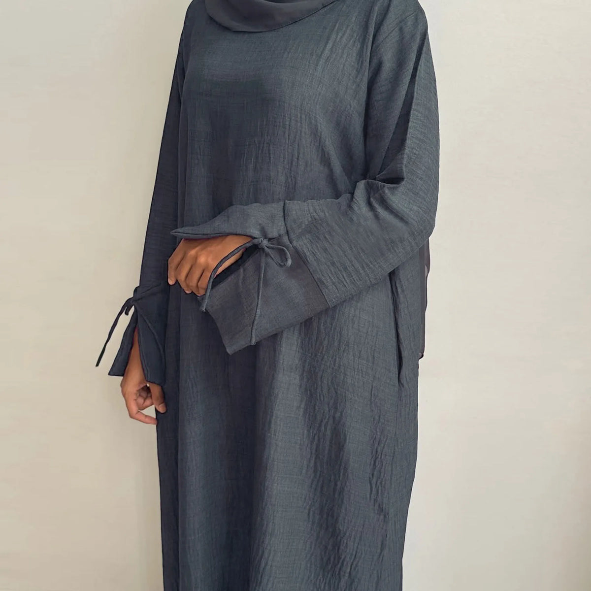 Abaya ample femme coupe droite – vue 7