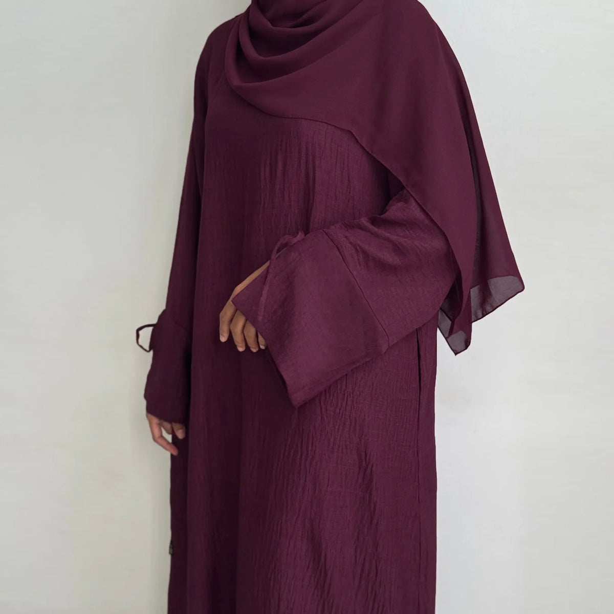 Abaya ample femme coupe droite – vue 6