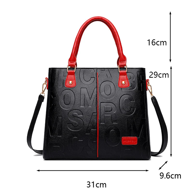 Sac à main femme cuir PU grande capacité