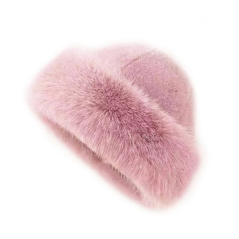 Cache-oreilles fausse fourrure femme