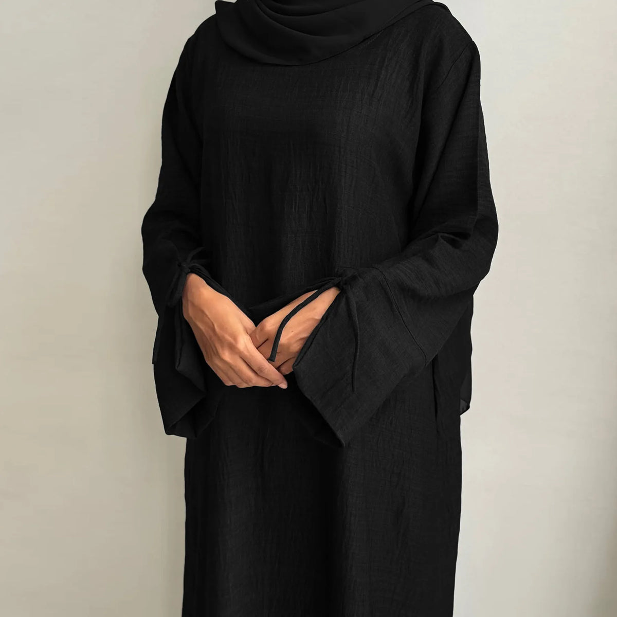 Abaya ample femme coupe droite – vue 9