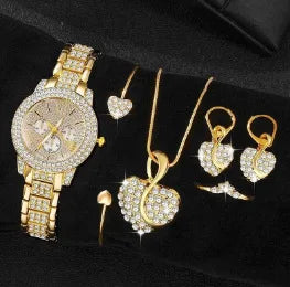 Montre femme à strass cadran romain